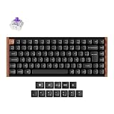 Keychron K2 HE Teclado Inalámbrico 2.4GHz, 75% Teclado Gamer AZERTY Francés, RGB, Hot-Swap, QMK/Via, Interruptores Magnéticos Gateron De Doble Carril Nebula para Mac/Windows, Edición Especial - Negro