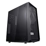 Fractal Design Caja de Ordenador Meshify C Negro con Cristal Templado, Torre ATX/mATX/ITX, Alto Flujo de Aire, Excelente Enfriamiento