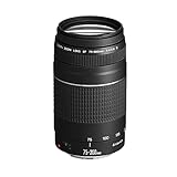 Canon 75-300 mm f/4-5.6 III - Objetivo para Canon (zoom óptico 4x,diámetro: 58mm), color negro [Versión importada]