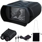 Prismático de visión Nocturna Binocular Zavarius DN-400 con cámara QHD, hasta 500 m de visión IR