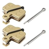 VGOL 2 Pares de Pastillas de Freno Metálicas para Patinetes Eléctricos de 17 X 30 Mm Compatible con Nutt