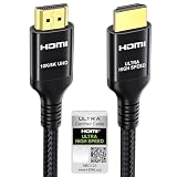 Etseinri - Cable HDMI 2.1 2M, certificado 10K 8K 4K Cable HDMI Ultra Alta Velocidad 1440P @240/165/144/120Hz 48Gbps HDCP 2.3 Dolby Atmos Vision eARC HDR para PC Monitores Gaming TV Soundbar