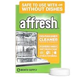 Affresh Limpiador de lavavajillas, compatible con todos los modelos, 6 pastillas