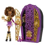 Monster High Skulltimate Secrets Hauntlywood Mysteries Clawdeen Wolf Conjunto de muñeca y accesorios, con armario y más de 19 sorpresas con mucho glamour, incluida ropa de muñeca, JBG80