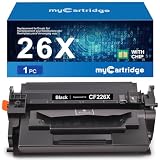 MYCARTRIDGE 26X CF226X 1x Negro Compatible Avec HP LaserJet Pro MFP M426fdw | Compatible con la serie HP LaserJet M402 y M426 Alta capacidad para el día a día en la oficina Para 26A 26X CF226A CF226X