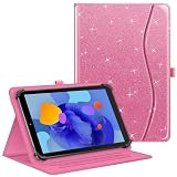 Fintie Funda Universal para tabletas de 9-11 Pulgadas, Manos Libres, con Soporte para visualización multiángulo, para Urao C107, ECOPAD, Coopers CP10, SHARECLOUD P10, Revvl Tab 2, etc., Rosa