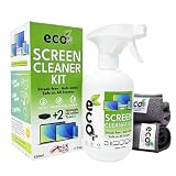 Ecomoist Limpiador de Pantallas 500ml con 2 Paño de Microfibra Premium