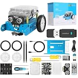 Makeblock mBot Robot Programable con Dongle, Juguete Stem Compatible con Scratch y Arduino, Inteligente EMO, Kit Robotica Interactivo para niños 6 a 12 años