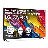 LG 86QNED82A6B - Televisión Smart TV QNED EVO 86', 4K, WebOS 26 | Procesador Potente e Inteligente, Super Upscaling, Dolby Digital Plus, Alexa/Google Assistant, Negro