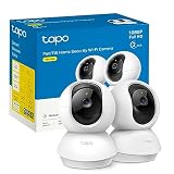 Tapo C200P2 - Cámara de Vigilancia WiFi Interior 360º, 1080p, Detección IA | Detección Movimiento, Personas y Llanto de Bebé. Visión Nocturna. Alarma Luz y Sonido. Almacenamiento Local o Nube. App Tapo.