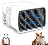 HUANQIN 2700 BTU Aire Acondicionado Portátil para Tiendas de Campaña, Caravanas y Dormitorios Pequeños | Compresor Compacto Enfría hasta 10 m² con 280W de Bajo Consumo,