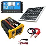 Kit de panel solar de 4000 W con batería e inversor – Sistema de energía fuera de la red completo para casa, RV, barco, granja y cobertizo | Diseño ampliable, configuración plug-and-play, inversor de