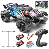 Womaqu Coche Teledirigido Adulto 1:18 4x4 Todoterreno 40 km/h, Coche RC | 2 baterías 1300 mAh, transmisión metálica completa, velocidad ajustable, compacto y portátil para exteriores