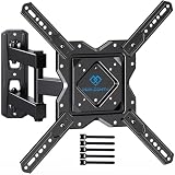 PERLESMITH Soporte TV Pared, Inclinación Orientable Fijación Extensible, Soporte Television Pared de 26 a 60 Pulgadas, LED LCD y Curvado, Capacidad Máxima de 35 kg, MAX VESA 400 x 400 mm