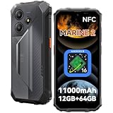 OSCALNEX Marine 2 Movil Irrompible Android 16, 11000mAh Móvil Resistente