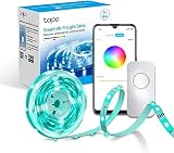 Tapo L900-5 - Tira LED Inteligente WiFi, Multicolor RGB, Control App/Voz | Regulable. 16M de Colores. Efectos de Luz. No Requiere Hub. Cortable a Medida. Control por Voz (Alexa/Google) y App Tapo.