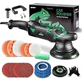 BATOCA T1 1100W Pulidora Orbital 15mm,125mm/150mm Kit Pulido de Coches | Excéntrico Pulidoras,Pulir,Lijadora,Enceradora,2500-5500RPM,Cuidado Pintura,Encerar Automóviles Mueble--2026 Mejora