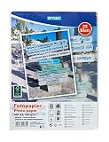 Stylex 40832 - Papel fotográfico, DIN A4, 25 hojas, 180 g/m², brillante, secado rápido, adecuado para todo tipo de impresoras de inyección de tinta