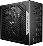 be quiet! Power Zone 2 1200W Fuente de alimentación PC, 80 Plus Platinum | Cybenetics Platinum, ATX 3.1, PCIe 5.1, Refrigeración Semipasiva, Ventilador silencioso, Conector con ángulo de 90° 12V-2x6