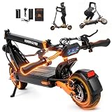 Patinete Eléctrico Adultos Homologado DGT - 68km Autonomía Batería 48V 15.6Ah, Doble Freno, Ruedas 9' Tubeless,Sistema de Doble suspensión Patinete electrico Unisex,IP54,Carga 120KG