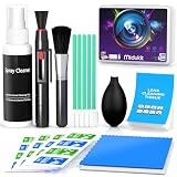Kit Limpieza Camara Fotografica Réflex Digital Compatible con Canon, Sony, Nikon, Pentax, Kit De Limpieza De Lentes De Cámara, Kit De Limpieza De Sensor De Cámara, Accesorios De