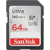 SanDisk 64 GB Ultra SDXC Tarjeta, con hasta 140 MB/s, rendimiento de apps A1, UHS-1, Clase 10, U1