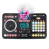 VTech - Kidi DJ Mix, Mesa de mezclas electrónica para niños 10 en 1 | Bluetooth, Efectos de sonido, Luces, Bola de discoteca, Aprendizajes y juegos, regalo para niños +6 años, Versión ESP