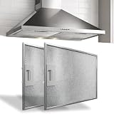 Filtro Campana Extractora compatible con Teka DBB60, Repuesto campana Teka, código original 81460133, Medidas 27.5 cm x 34.4 cm, Contiene 2 unidades de filtro