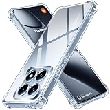 ivoler Funda para Xiaomi 14T Pro, Carcasa Protectora Antigolpes Transparente con Cojín Esquina Parachoques, Suave TPU Silicona Caso Delgada Anti-Choques Case