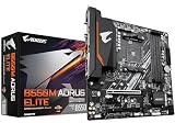 GIGABYTE B550M AORUS Elite Placa Base - Procesadores AMD Ryzen 5000, VRM de 5+3 Fases, hasta 4733 MHz DDR4, 1xPCIe 4.0 + 1xPCIe 3.0 M.2, LAN 1GbE, USB 3.2 Gen 1