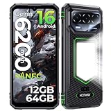 HOTWAV T8 Móvil Irrompible Android 16, 12GB RAM + 64GB/2TB