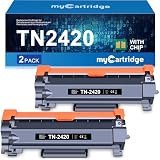 MYCARTRIDGE Toner TN2420 Compatible Toner Brother mfc-l2710dw para Brother MFC-L2710DW DCP-L2530DW HL-L2350DW HL-L2375DW MFC-L2750DW para TN 2420 tn-2420 (2 Negro)