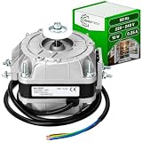 Universal Motor de Ventilador de Refrigerador 10W 220–240V 1300/1550rpm Equipado con Bobinado Cu/Al y Clase Aislamiento CL.B - Longitud Cable 1 m - Garantía de 5 Años - ONIX TECH