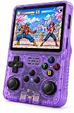 Genzo Consola Retro Portatil con +40.000 Juegos - Versión 2026- Mini Consola Arcade - Juegos de PS1, PSP, N64, NDS, GBA, NeoG, etc. - Pantall HD 3.5' 640 * 480 - Revive tu Infancia