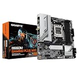 GIGABYTE B650M Gaming Plus WiFi Placa Base - Procesadores AMD Ryzen 9000, VRM de 5+2+2 Fases, hasta 8000 MHz DDR5, 2xPCIe 4.0 M.2, LAN 2.5GbE, WiFi 6E, USB 3.2 Gen 1
