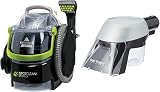 BISSELL 15585 SpotClean Pet Pro portátil, negro/verde, 750 W, 84 decibelios + accesorio de limpieza de manchas para todos los limpiadores de manchas y alfombras Bissell