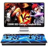 GWALSNTH Consola Arcade 29800 en 1 Pandora Box 60S, Videojuego Plug and Play, Pantalla de 1280 x 720, Juegos 3D, búsqueda/Guardar/Ocultar/pausar, 1-4 Jugadores