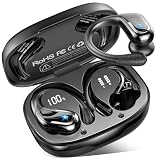 Auriculares Inalámbricos Bluetooth Deportivos 5.4, HD Mic, IP8 Impermeable | 75H Cascos Inalambricos Bluetooth con Driver de 14,2 mm, Cancelacion Ruido ENC, Pantalla LED/USB-C Auriculares Running【Nueva】