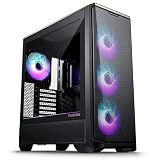 Phanteks Eclipse G400A Caja PC Semitorre, Frontal de Malla, D-RGB, Negro