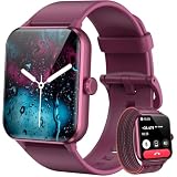 Blackview Smartwatch Mujer (Realizar/Recibir Llamadas), 1.85' Reloj Inteligente Mujer - Pulsómetro/Oxímetro/Sueño, Whatsapp Mensajes, Pulsera Actividad - 100+ Modos Deportivos, Podómetro, Android iOS