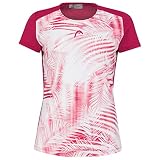 HEAD Camiseta Tie-Break Mujer, Morado/Estampado, S