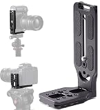Aitteel Cámara DSLR L Soporte Horizontal Vertical Interruptor Trípode Placa de liberación rápida Compatible con Canon Nikon Sony dji Osmo Ronin Zhiyun Estabilizador Trípode Monopie