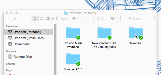 Move files from personal to work